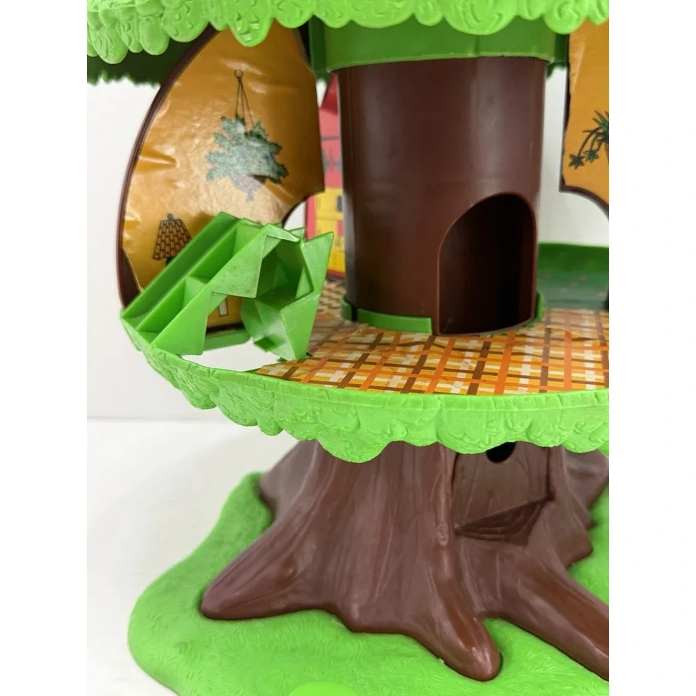Vintage 1975 Kenner Tree Tots Tree House Shell Playset General Mills Fun Group - Picture 10 of 12